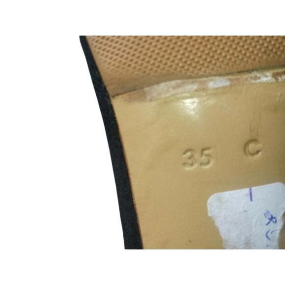 Gucci Size 4.5 C Black Wool Pointy Toe Pumps - Picture 10 of 11